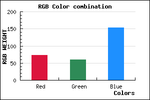 rgb background color #493C9A mixer