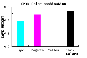 #493D75 color CMYK mixer