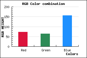 rgb background color #49409C mixer