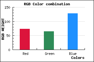rgb background color #494180 mixer