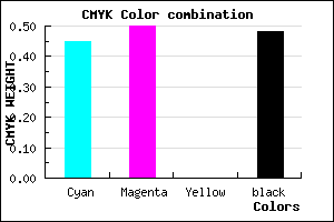 #494284 color CMYK mixer