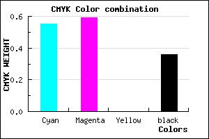 #4942A2 color CMYK mixer