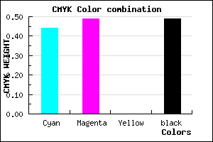 #494383 color CMYK mixer