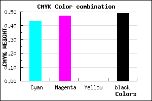#494581 color CMYK mixer