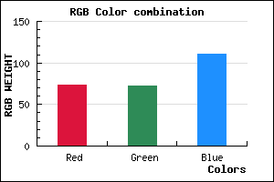 rgb background color #49486F mixer
