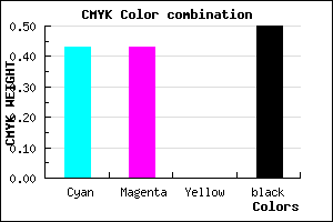#49487F color CMYK mixer