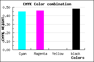 #494885 color CMYK mixer