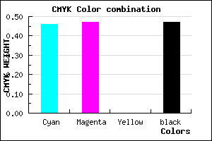 #494887 color CMYK mixer
