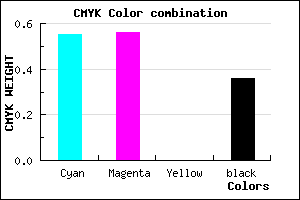 #4948A2 color CMYK mixer