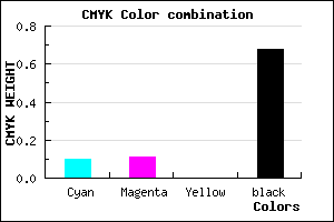 #494851 color CMYK mixer