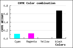 #494852 color CMYK mixer