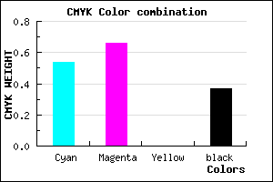 #4A36A0 color CMYK mixer