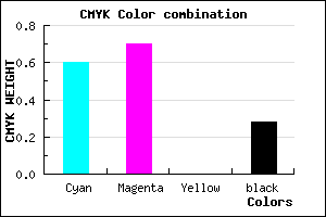 #4A36B7 color CMYK mixer