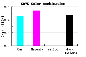 #4A3E88 color CMYK mixer