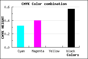 #4A416D color CMYK mixer