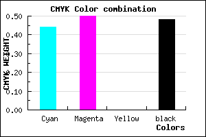 #4A4284 color CMYK mixer