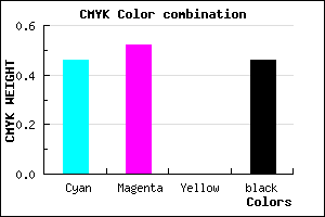 #4A428A color CMYK mixer