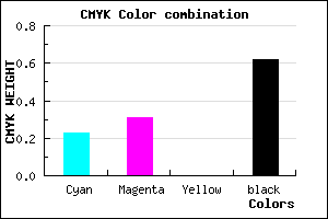 #4A4260 color CMYK mixer