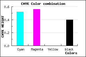 #4A4399 color CMYK mixer