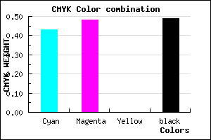 #4A4482 color CMYK mixer