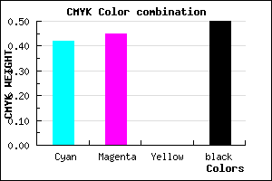 #4A4680 color CMYK mixer
