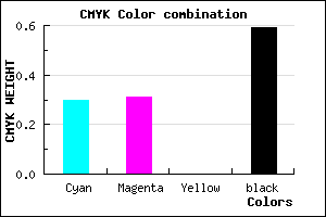 #4A4869 color CMYK mixer