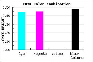 #4A4884 color CMYK mixer