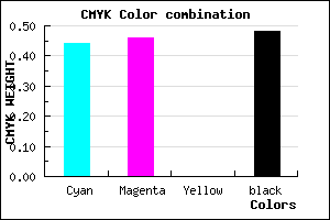 #4A4885 color CMYK mixer