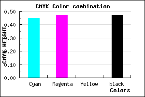 #4A4887 color CMYK mixer
