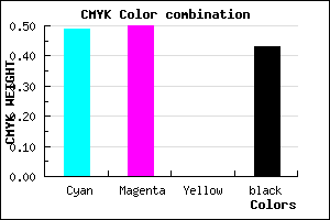 #4A4891 color CMYK mixer