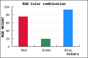 rgb background color #4B135D mixer