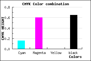 #4B2459 color CMYK mixer