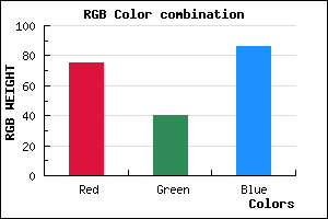 rgb background color #4B2856 mixer