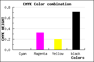 #4B333C color CMYK mixer