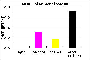 #4B333E color CMYK mixer