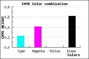 #4B3A62 color CMYK mixer