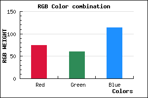 rgb background color #4B3C72 mixer