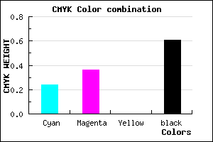 #4B3F63 color CMYK mixer