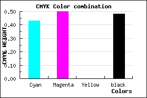 #4B4284 color CMYK mixer