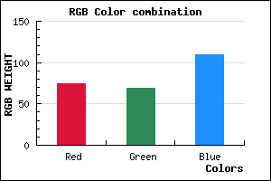 rgb background color #4B456D mixer