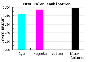 #4B4581 color CMYK mixer