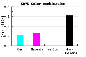 #4B4860 color CMYK mixer