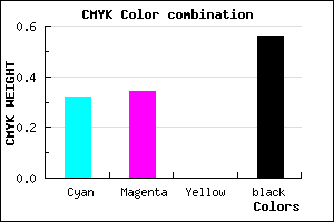 #4B496F color CMYK mixer