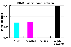 #4B4A68 color CMYK mixer
