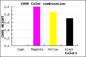 #4C000B color CMYK mixer