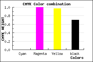 #4C0002 color CMYK mixer