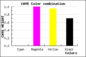 #4C0004 color CMYK mixer
