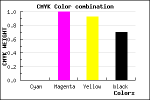 #4C0005 color CMYK mixer