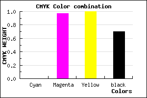 #4C0200 color CMYK mixer