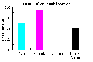 #4C2797 color CMYK mixer